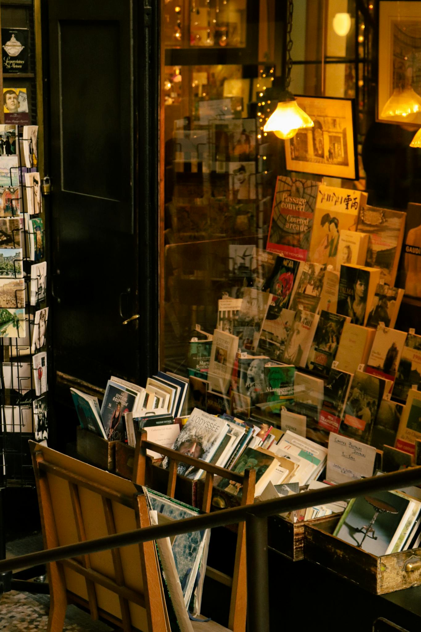 A Book Store With A Window Display